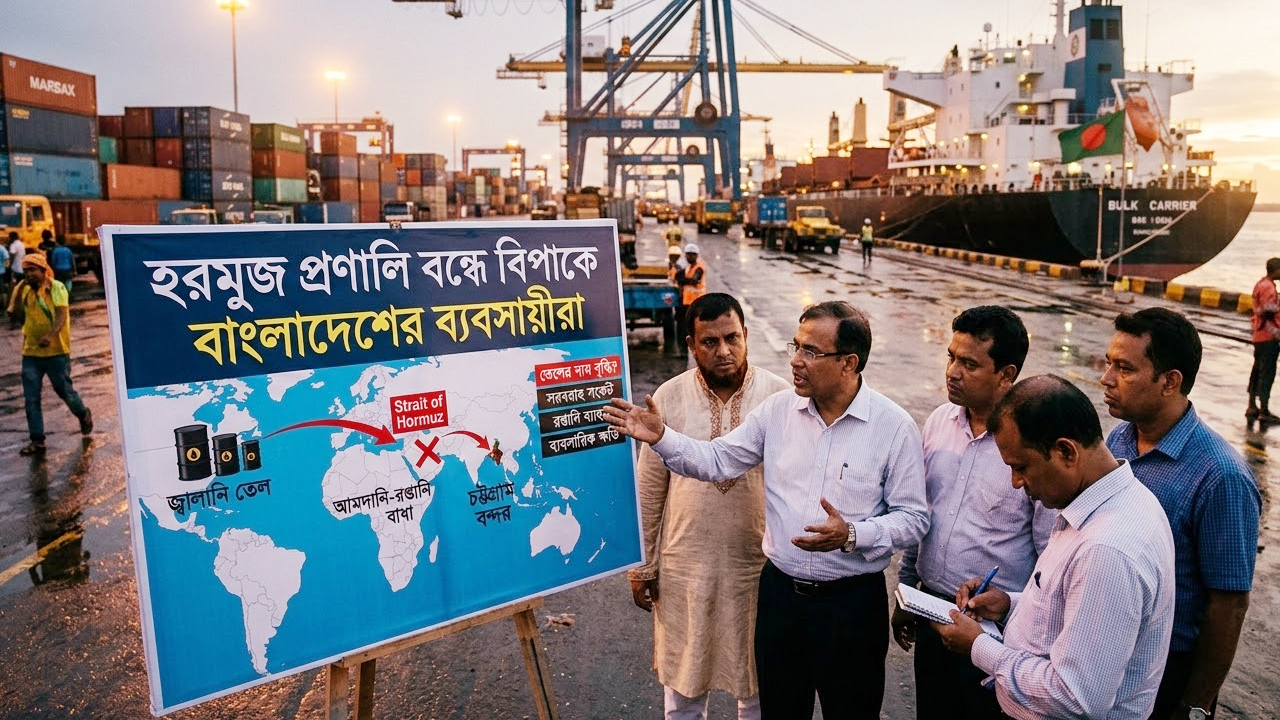 হরমুজ প্রণালি বন্ধে বিপাকে বাংলাদেশের ব্যবসায়ীরা