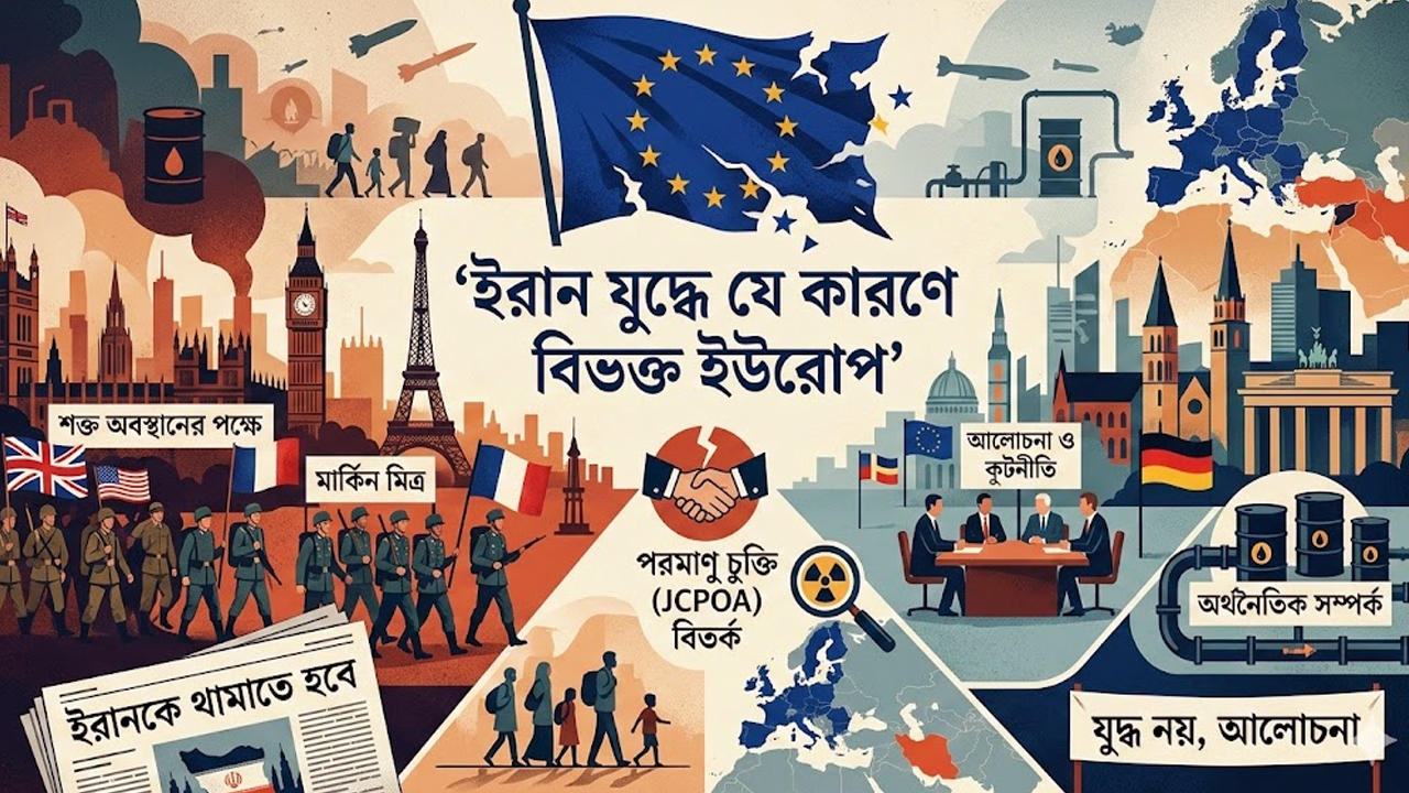 ইরান যুদ্ধে যে কারণে বিভক্ত ইউরোপ