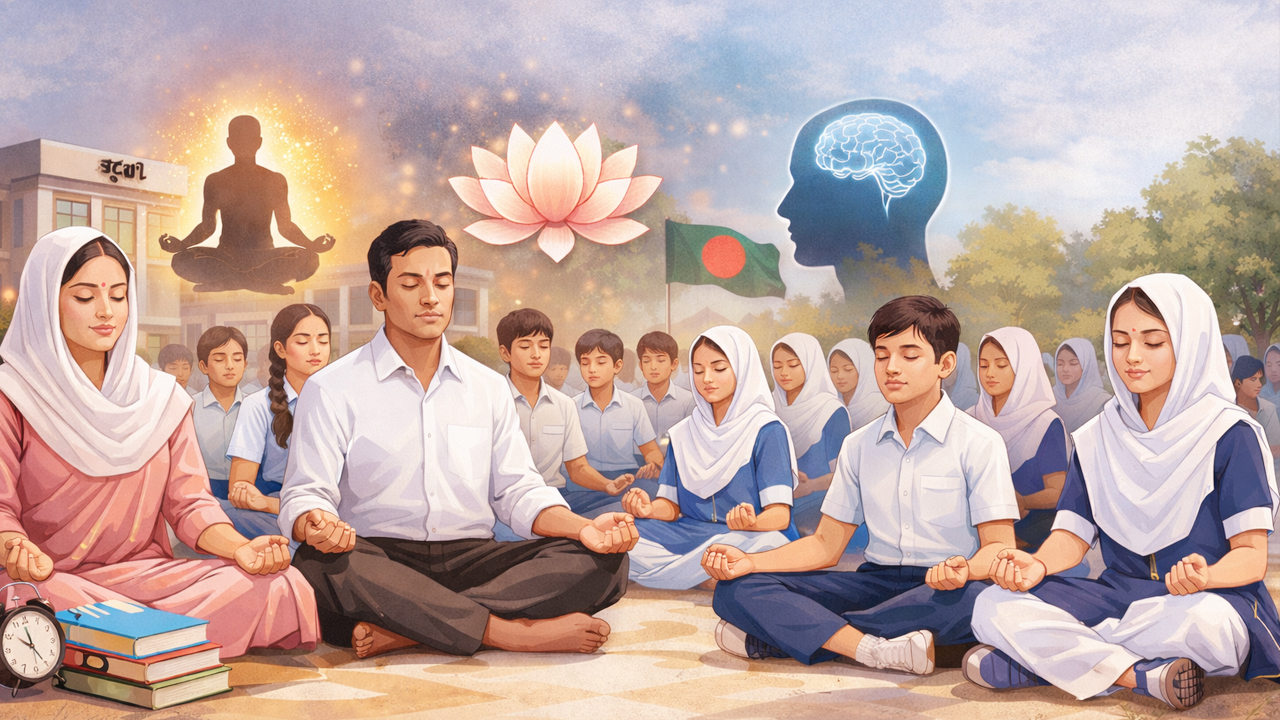 সব শিক্ষাপ্রতিষ্ঠানে একদিনের ‘মেডিটেশনের’ নির্দেশনা