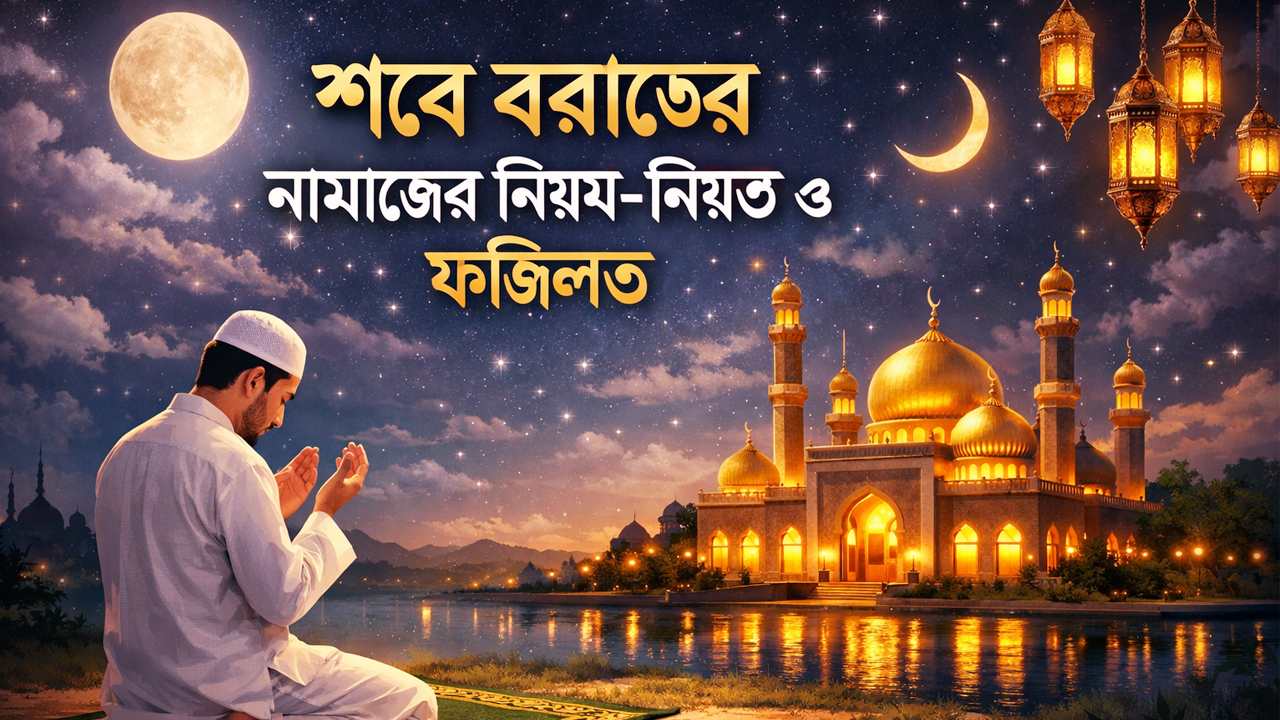 শবে বরাতের নামাজের নিয়ম-নিয়ত ও ফজিলত