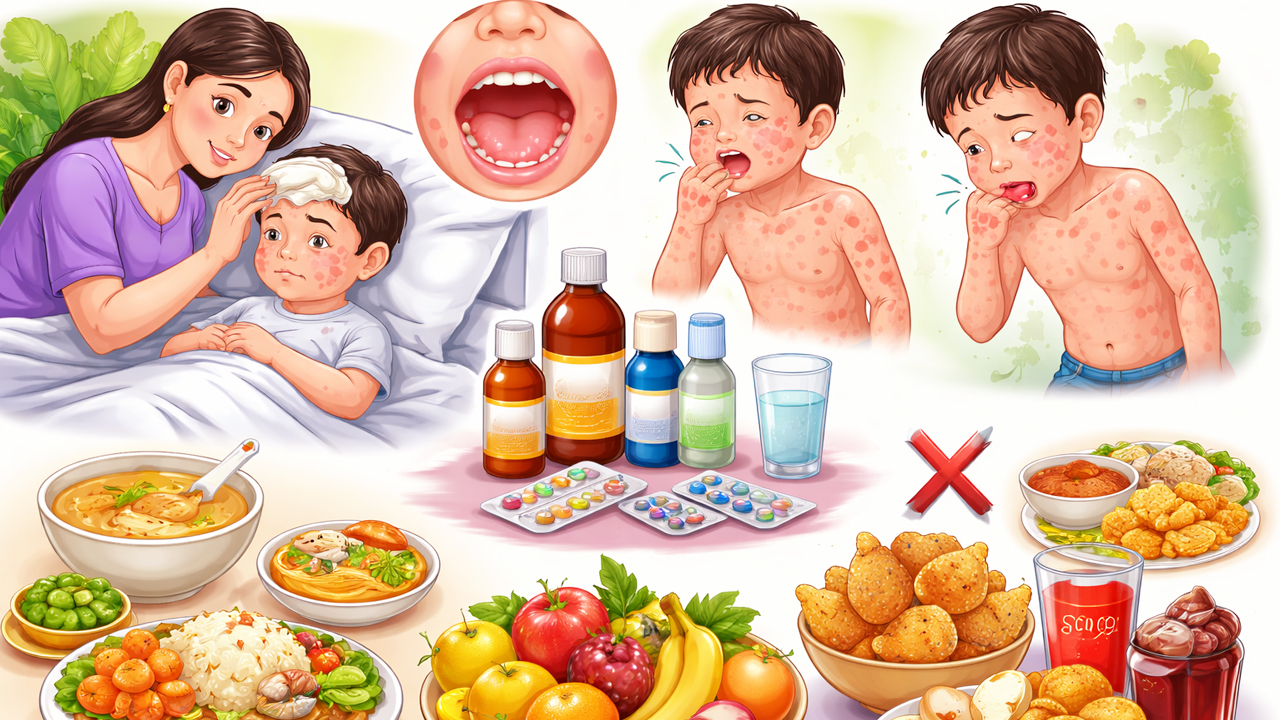 হাম রোগের লক্ষণ, ওষুধ, করণীয়, কী খাবেন ও কী খাবেন না